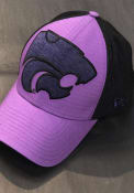 New Era Mega Rip Mesh 39THIRTY K-State Wildcats Flex Hat - Purple
