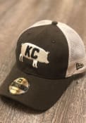 Kansas City New Era KC Pig Trucker 9TWENTY Adjustable Hat - Brown