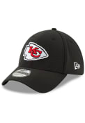 Kansas City Chiefs New Era Team Classic 39THIRTY Flex Hat - Black