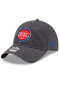 New Era Detroit Pistons Grey JR Core Classic 9TWENTY Youth Adjustable Hat