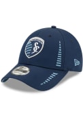 Sporting Kansas City New Era Speed 9FORTY Adjustable Hat - Navy Blue