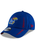 Kansas Jayhawks New Era Speed 9FORTY Adjustable Hat - Blue