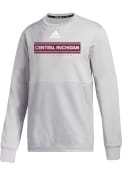 Central Michigan Chippewas Team Issue Crew Sweatshirt - Grey