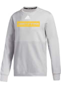 Wyoming Cowboys Team Issue Crew Sweatshirt - Grey