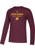 Central Michigan Chippewas Amplifier T Shirt - Red