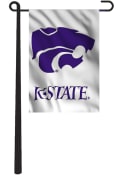 K-State Wildcats 12.5x18 White Garden Flag