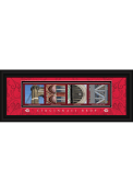 Cincinnati Reds 8x20 framed letter art Framed Posters