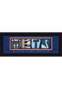 New York Mets 8x20 framed letter art Framed Posters