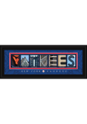 New York Yankees 8x20 framed letter art Framed Posters