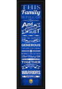 Golden State Warriors 8x24 Framed Posters