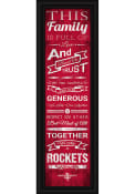 Houston Rockets 8x24 Framed Posters