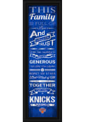 New York Knicks 8x24 Framed Posters