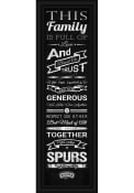 San Antonio Spurs 8x24 Framed Posters