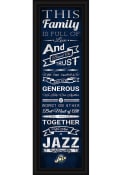 Utah Jazz 8x24 Framed Posters