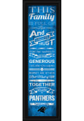 Carolina Panthers 8x24 Framed Posters