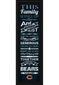 Chicago Bears 8x24 Framed Posters