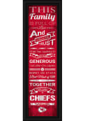 Kansas City Chiefs 8x24 Framed Posters