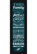 Philadelphia Eagles 8x24 Framed Posters