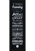 Pittsburgh Steelers 8x24 Framed Posters