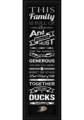 Anaheim Ducks 8x24 Framed Posters