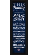 Columbus Blue Jackets 8x24 Framed Posters