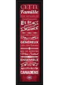 Montreal Canadiens 8x24 Framed Posters