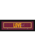 Kevin Love Cleveland Cavaliers 8x24 Signature Framed Posters