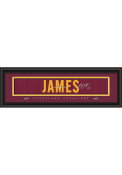 LeBron James Cleveland Cavaliers 8x24 Signature Framed Posters