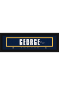 Paul George Indiana Pacers 8x24 Signature Framed Posters