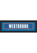 Russell Westbrook Oklahoma City Thunder 8x24 Signature Framed Posters