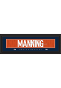 Peyton Manning Denver Broncos 8x24 Signature Framed Posters