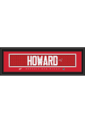 Jimmy Howard Detroit Red Wings 8x24 Signature Framed Posters