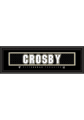 Sidney Crosby Pittsburgh Penguins 8x24 Signature Framed Posters