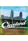 Cleveland Sign Stone Tile Coaster