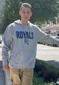 Kansas City Royals 47 Stack Up Headline Hooded Sweatshirt - Grey