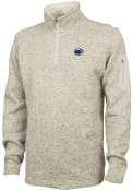 Penn State Nittany Lions Heathered 1/4 Zip Pullover - Oatmeal