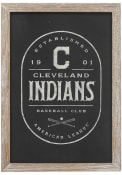 Cleveland Indians Framed Black and White Wall Wall Art