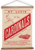 St Louis Cardinals Banner Canvas Wall Wall Art