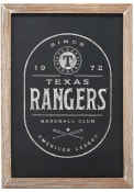 Texas Rangers Club Framed Wood Wall Wall Art