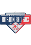 Boston Red Sox Base Wood Wall Wall Art