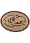 Kansas Jayhawks Logo Wood Wall Sign