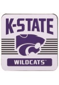 K-State Wildcats White Metal Magnet