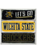Wichita State Shockers Wood Planked Magnet