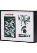 Michigan State Spartans 10x8 Wood Photo Clip Picture Frame