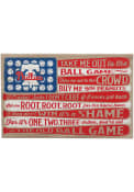 Philadelphia Phillies Flag Stretched Canvas Wall Art