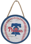 Philadelphia Phillies Hanging Wood Sign