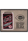 Cincinnati Reds Deep Wood Photo Picture Frame