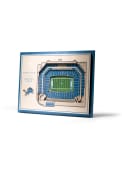 Detroit Lions 5-Layer 3D Stadium View Wall Art