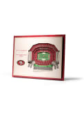 San Francisco 49ers 5-Layer 3D Stadium View Wall Art