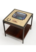 Indianapolis Colts 25-Layer Lighted StadiumView Brown End Table